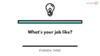 Day in the Life of a Sustainability Consultant | Puninda Thind on SustainED