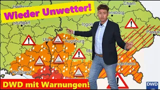 Alarmstufe ROT: Neue Unwetter im Südosten, Sturzflutgefahr! Kurze Ruhe, dann wieder Dauerregen!