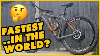 UTTER MADNESS! WORLD RECORD CHASING E-BIKE PT.1