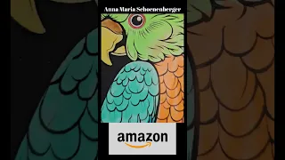 Parrots at Midnight AI Coloring Book