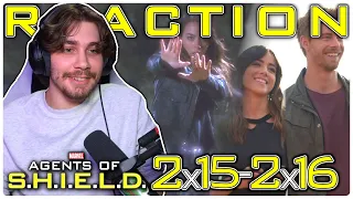 MCU FAN Watches Marvel's AGENTS OF SHIELD For The First Time Ever! | 2x15-2x16 REACTION!!