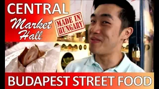 CENTRAL MARKET HALL BUDAPEST Hungary Street Food Tour Budapest Vlog 2020