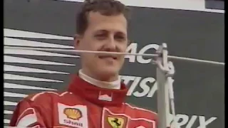 Silverstone F1 Start + M Schumacher Penalty (12 Jul 1998)