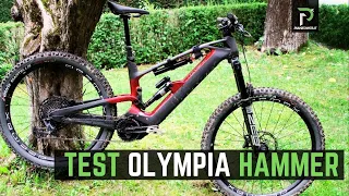 TEST OLYMPIA HAMMER: E-MTB MOSTRUOSA, MA DOCILE GRAZIE AL MOTORE ITALIANO