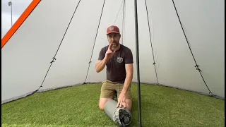 PAST Outdoors Ultra Light 6 Person Tipi Setup Instructions