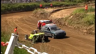 Autocross Uelzen August 2015/2-ter Vorlauf Klasse 9 mit Überschlag