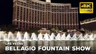 Iconic Bellagio Fountain In Las Vegas (View In 4K Ultra HD)