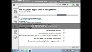 XENTRY Diagnostics quick view of functions MB STAR C4 Mercedes Benz glk350 4matic