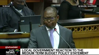 MTBPS 2021 | Local government reaction to the medium term budget policy statement