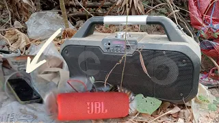 I Found  Speakers And Android Phone on Scrab Heap#electronic#inventions #speaker#phone#bluetooth#diy