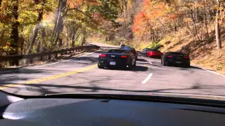 2014 Leuxs IS350 F Sport Exhaust Canyon Run @ Route 211