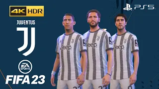 FIFA 23 on PS5 - JUVENTUS PLAYER RATINGS AND FACES - 4K60FPS GAMEPLAY