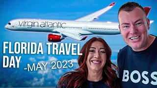 NEW! Florida Travel Day May 2023- Walt Disney World & Universal Orlando - Virgin Atlantic ✈️ 🇺🇸