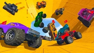 CRAZY MONSTER TRUCK SMASH DERBY! (GTA 5 Funny Moments)