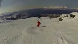 Narvik skiing top to bottom 888 m vertical