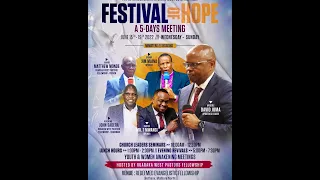 🔴 FESTIVAL OF HOPE - Day 1 Session 1 - Pastors & Leaders Seminar - Apostle David Juma