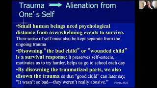 Healing the fragmented self after trauma - Fisher