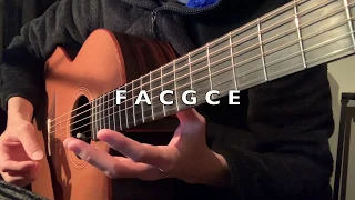 Beautiful Guitar Tuning "FACGCE" Idea メロディックなギターチューニング