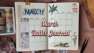 Plan With Me : March 2024 Bullet Journal Set Up