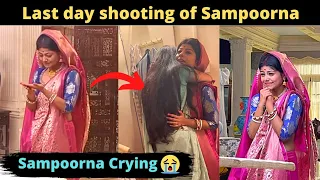 😭Sampoorna Crying | Last day shooting of barrister babu