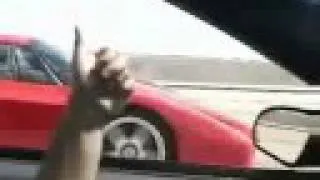 Ferrari Enzo speeding on highway