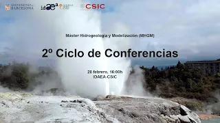 Ciclo de Conferencias 2024 Máster Hidrogeología y Modelización