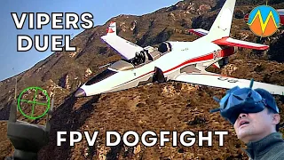 💥FPV Dogfight - Two E-flite Vipers Duel Head-on!