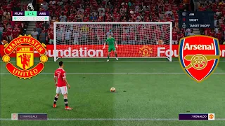 MANCHESTER UNITED vs ARSENAL [Penalty shootout] FIFA 22