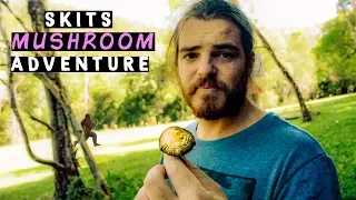 Picking Mushrooms on Choomah Island w/ Jarrad Wright (Big Lez Vlog + Simulation)