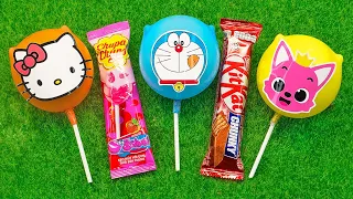 Some Lot's of BIG lollipops | Rainbow Satisfying video yummy candies Special