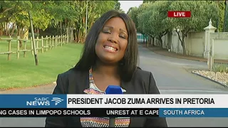 President Jacob Zuma reportedly arrives in Pretoria