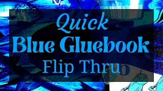 Completed Blue Colour Gluebook Quick Flipthru