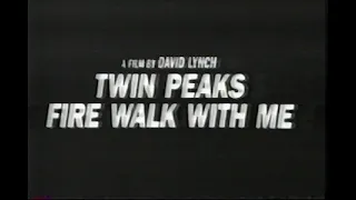 Twin Peaks Fire Walk With Me Insane TV Spot (1992)