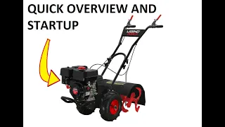 Legend Force 20 in. 212 cc Gas Rear Tine Garden Tiller - Quick overview and startup