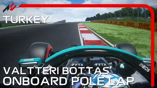 Turkish Grand Prix | Valtteri Bottas' Onboard Pole Lap | Assetto Corsa