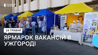 В Ужгороді на ярмарку представили вакансії в місцевих та релокованих підприємствах і установах