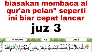 Begini cara belajar membaca al qur'an untuk pemula dan para lansia #juz3