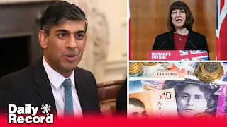 Rishi Sunak's economic pledge is "in tatters" and "he's completely out of touch" says Rachel Reeves