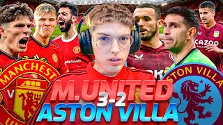 DAVOO XENEIZE REACCIONA A MANCHESTER UNITED 3 ASTON VILLA 2 (PREMIER LEAGUE 2023/24)