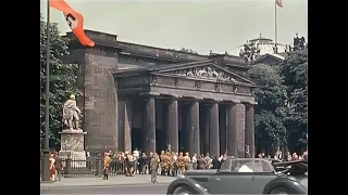 Berlin in the Year of the Olympic Games in 1936 in color (A.I. enhanced and colorized)