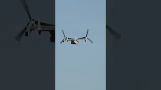 MV-22 Osprey 10 seconds tilt rotor to horizontal position #shorts #MV22