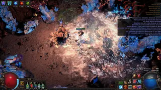 Showcase PoE IceNova Quad Curse Occultist Delve 378