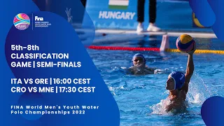 Day 8 CLASSIFICATION GAMES | Afternoon Session | FINA World Men's Youth Water Polo Championships