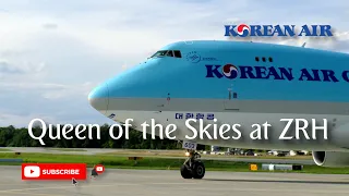 Remastered: Queen of the Sky – Korean Air Boeing 747-400F at Zurich Airport