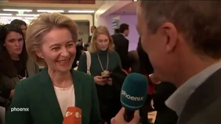 Ursula von der Leyen im Interview in Davos am 22.01.20