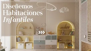 Habitaciones INFANTILES - Diseña el MEJOR espacio para tus HIJOS!