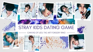 Stray Kids Dating Game | Canvas of Lies: The Art Forgery Ring | STORY Version | KPOP DATING GAMES