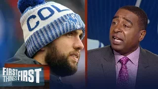 Cris Carter calls out Jim Irsay for his insulting Andrew Luck remarks | FIRST THINGS FIRST