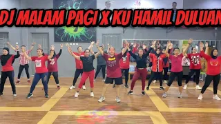 DJ Malam Pagi X Ku Hamil Duluan by Lil Mizan | Senam Kreasi | Choreography | Edita Febriana