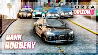 Forza Horizon 5 - Bank Robbery Challenge! (Build & Chase)